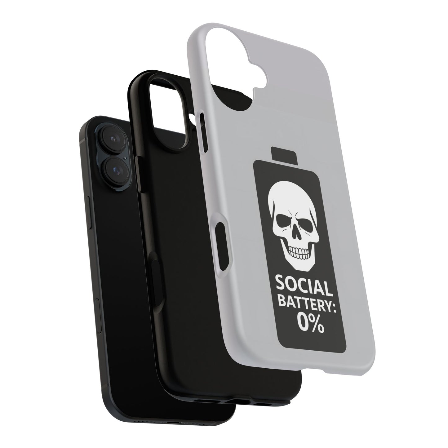 Social Battery Zeero I Phone case by Memez Store