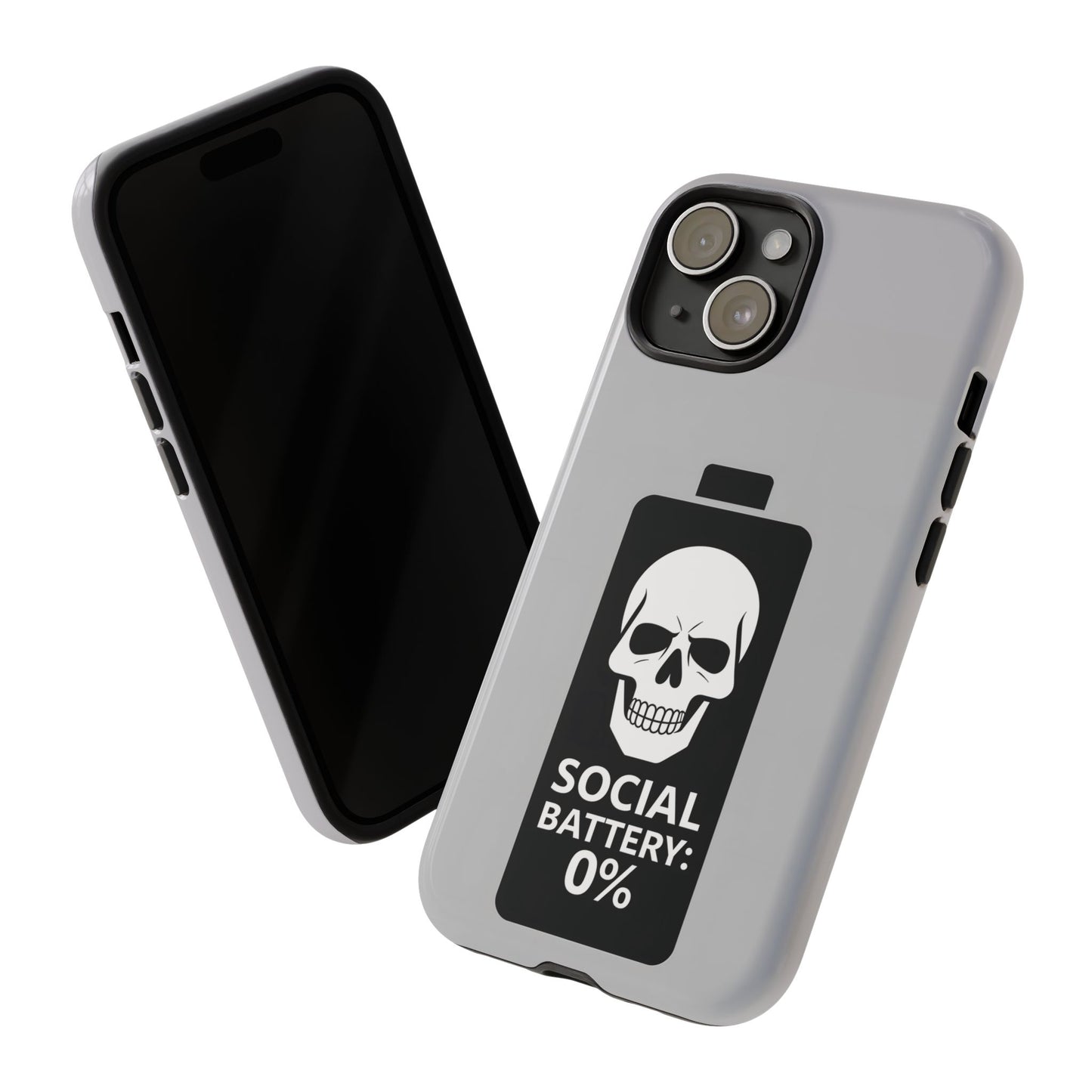 Social Battery Zeero I Phone case by Memez Store