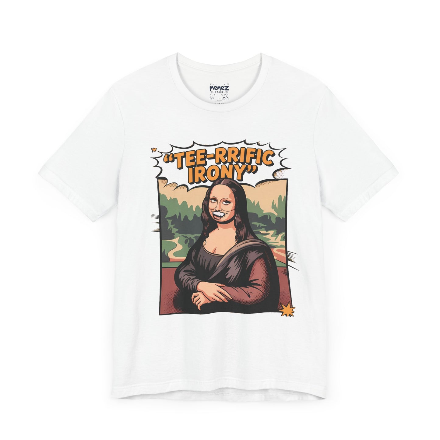 Funny Mona Lisa Unisex Tee
