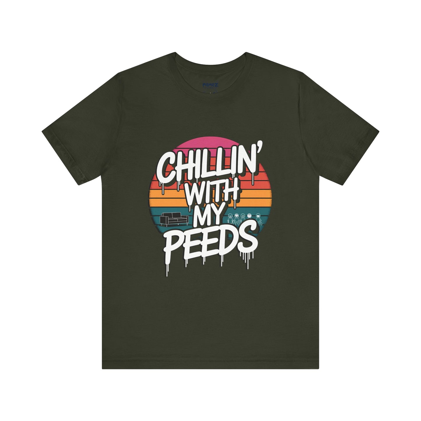 CHillin With Peeds A Funny Easter Tee By Memez Store