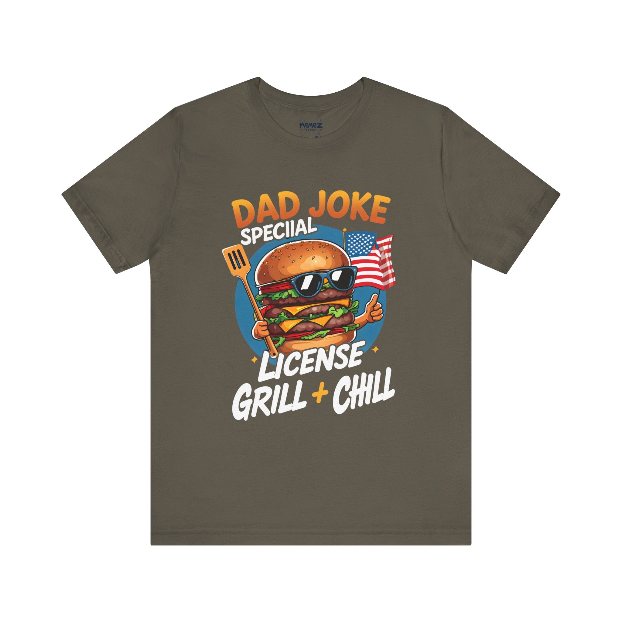 Funny Dad Joke License Grill Plus CHill Unisex Tee