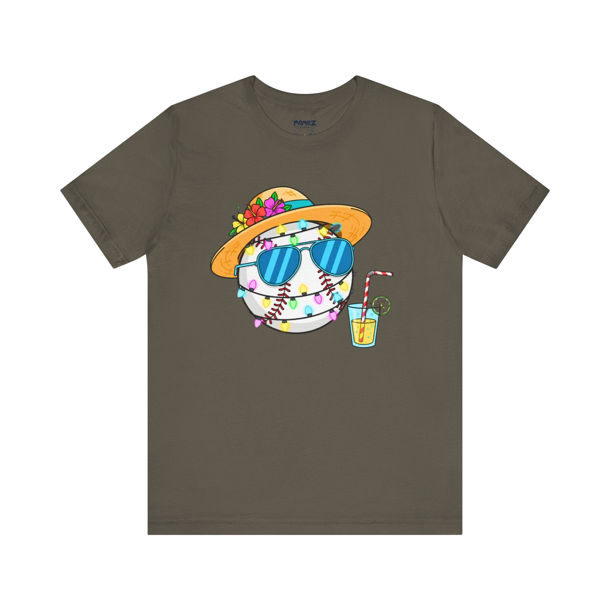 Baseball Chirstmas Meme Funny Tee