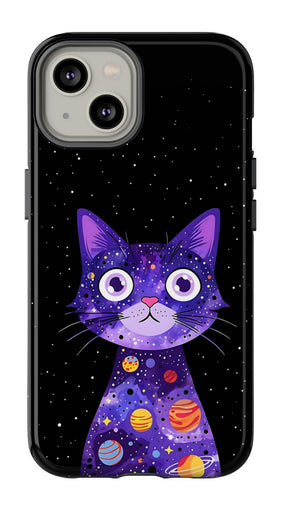 MeoMagic Cat Galaxy Phone Case – Cute Cosmic Cover for Cat & Space Enthusiasts by Memez Store
