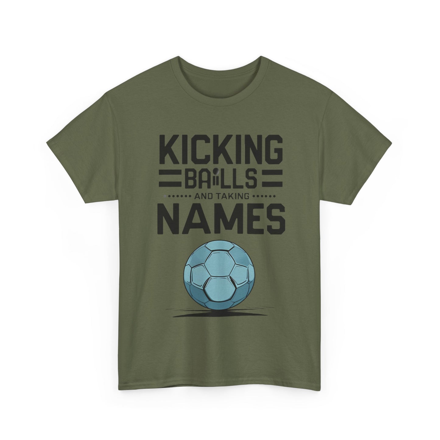 Funny Meme Unisex Tee - & quot; Kicking Balls & quot; by Memez Store