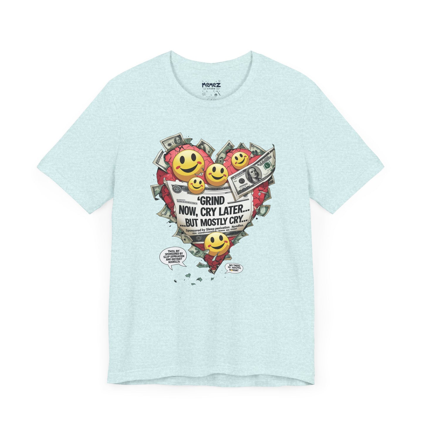 Money Vs Health Funny and Meme T-shirt - Unisex Tee - Memez Store