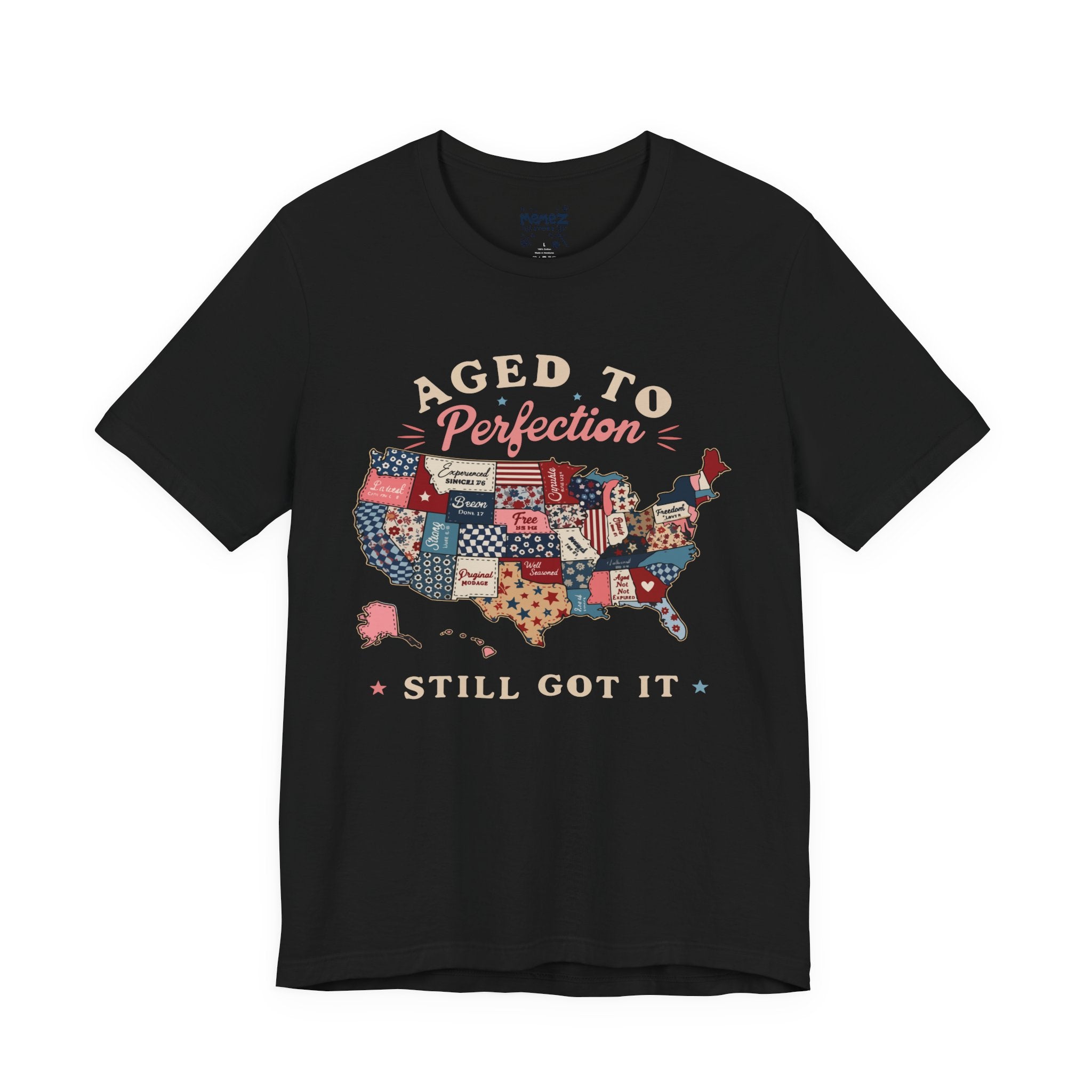 Aged to Be Perfect American Map Tee