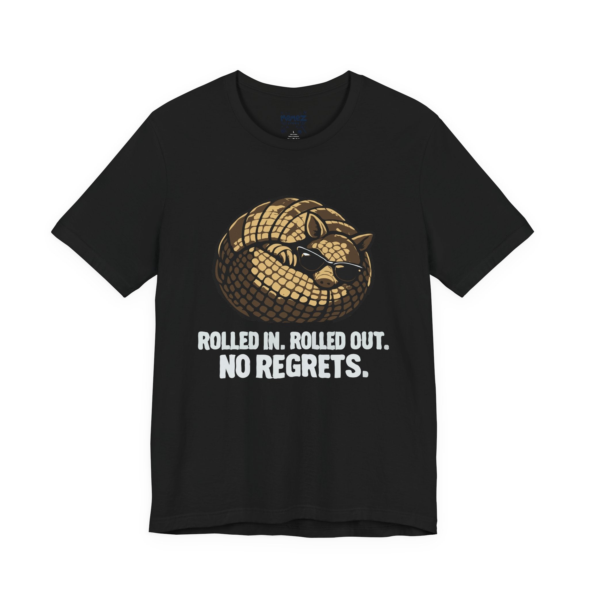 Armadillo 'Rolled In. Rolled Out. No Regrets.' Graphic Tee