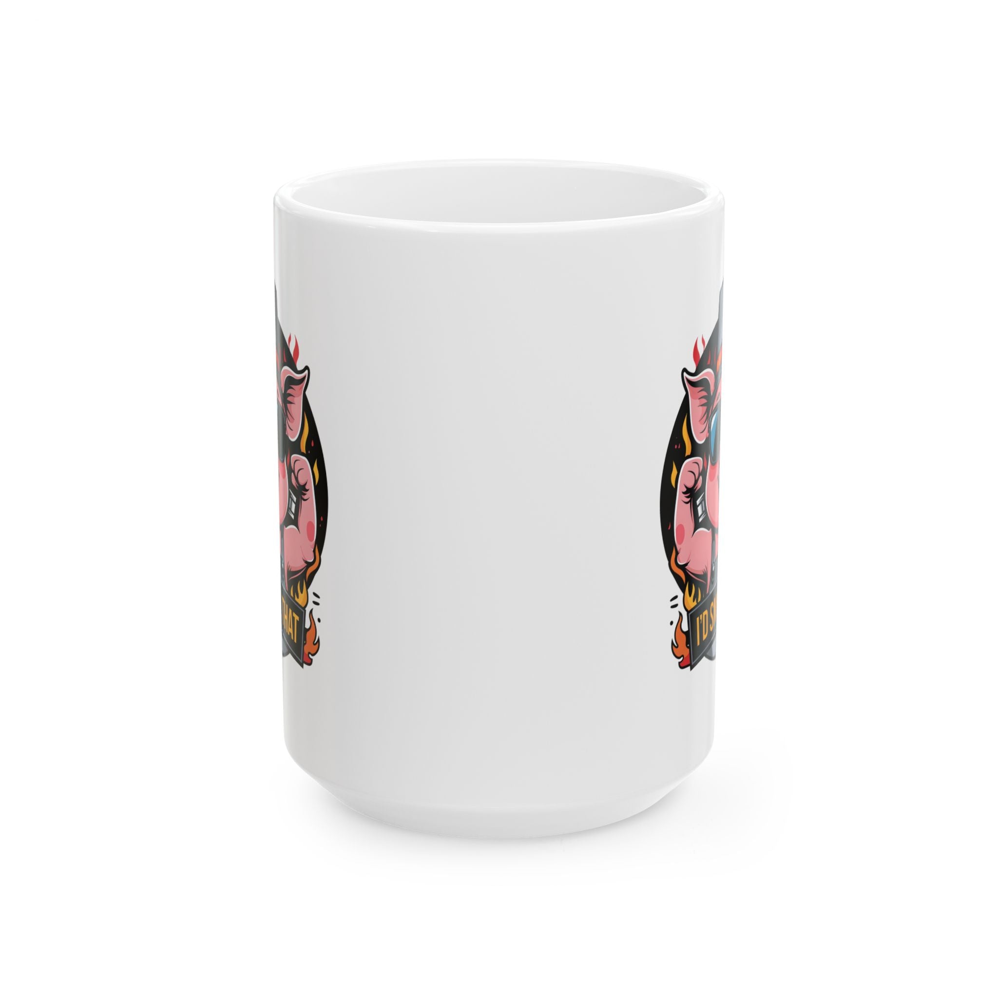 Funny Mug - I'd Smoke That - Ceramic Mug (11oz, 15oz) by Memez Store