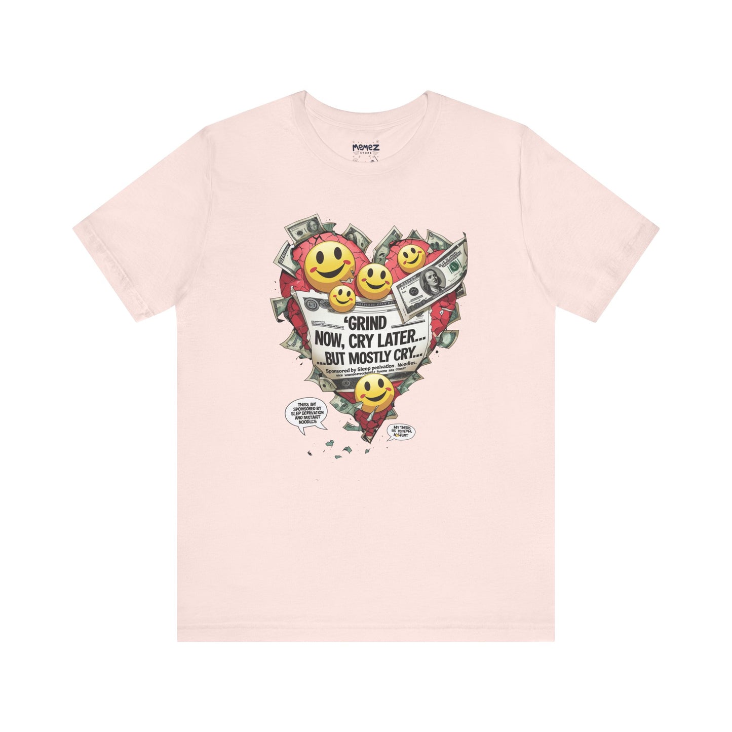Money Vs Health Funny and Meme T-shirt - Unisex Tee - Memez Store