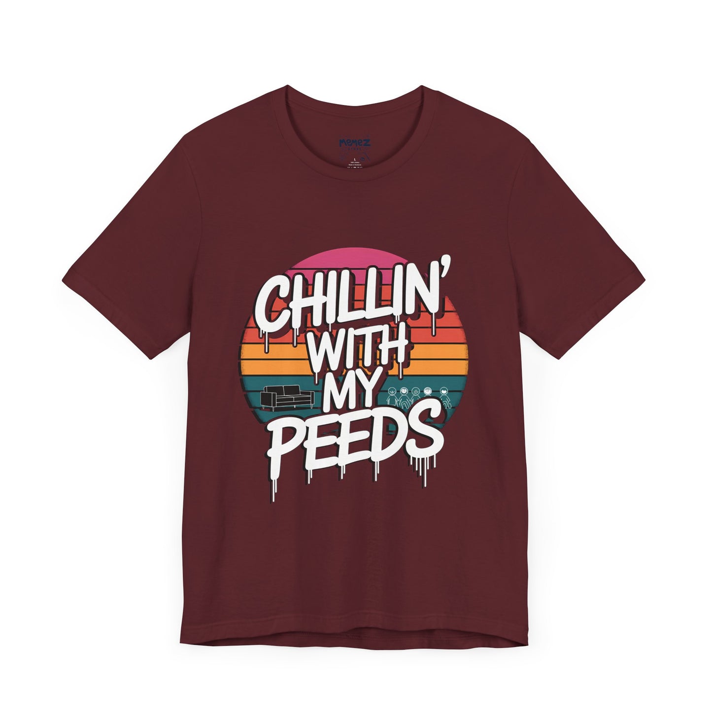 CHillin With Peeds A Funny Easter Tee By Memez Store