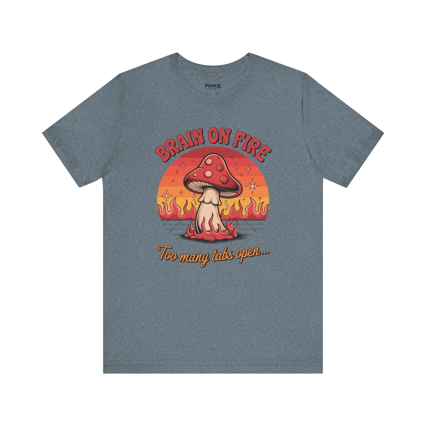 Funny Mushroom Tee Unisex Jersey Short Sleeve