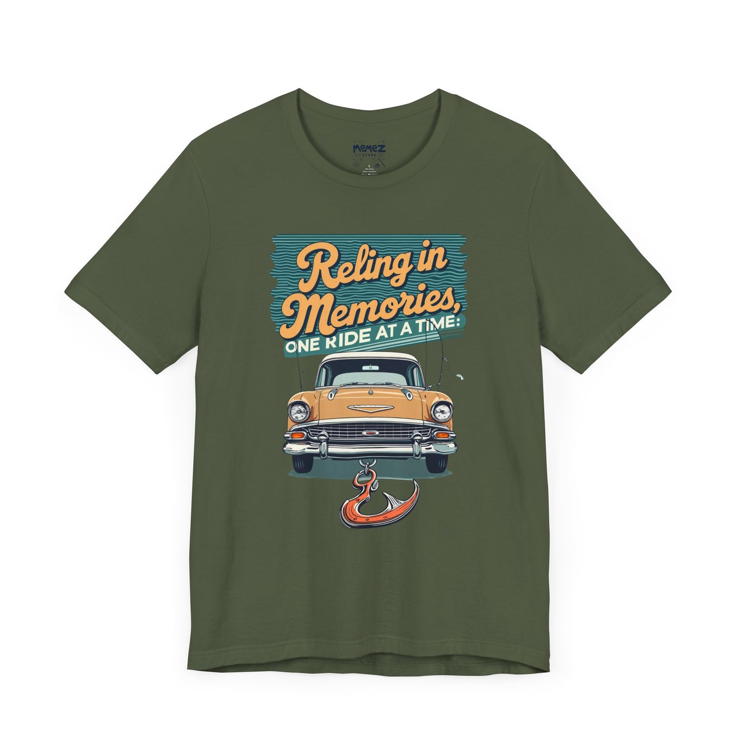 Rolling Memories Vintage Car Lover's FUnny meme Tee By Memez Store