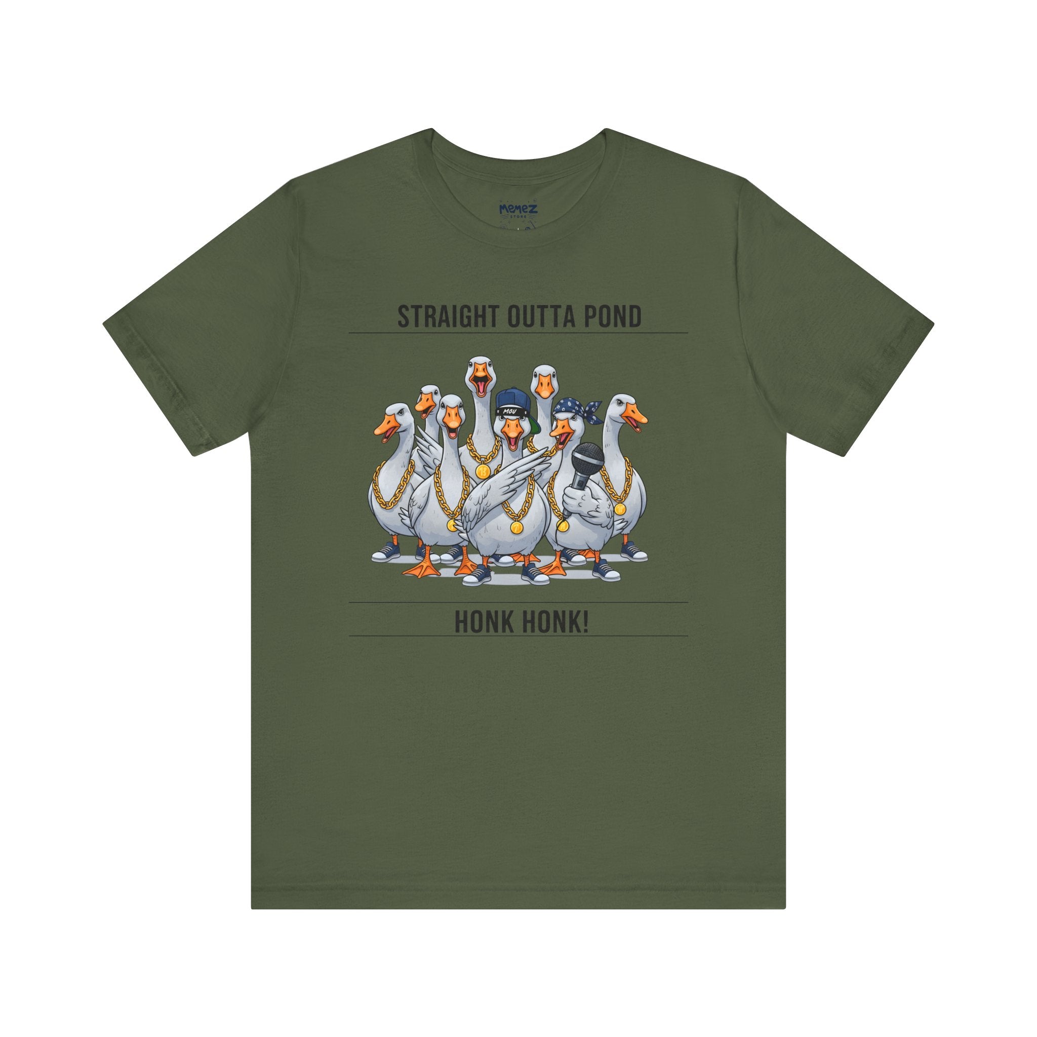 Strainght Out of Pound Goose lovers Animal Meme Funny Tee
