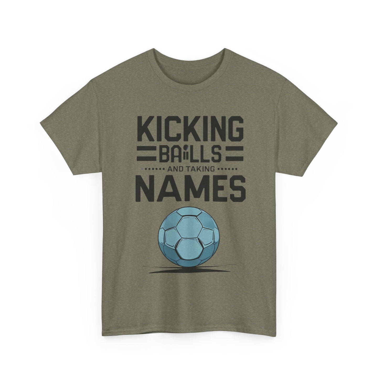 Funny Meme Unisex Tee - & quot; Kicking Balls & quot; by Memez Store