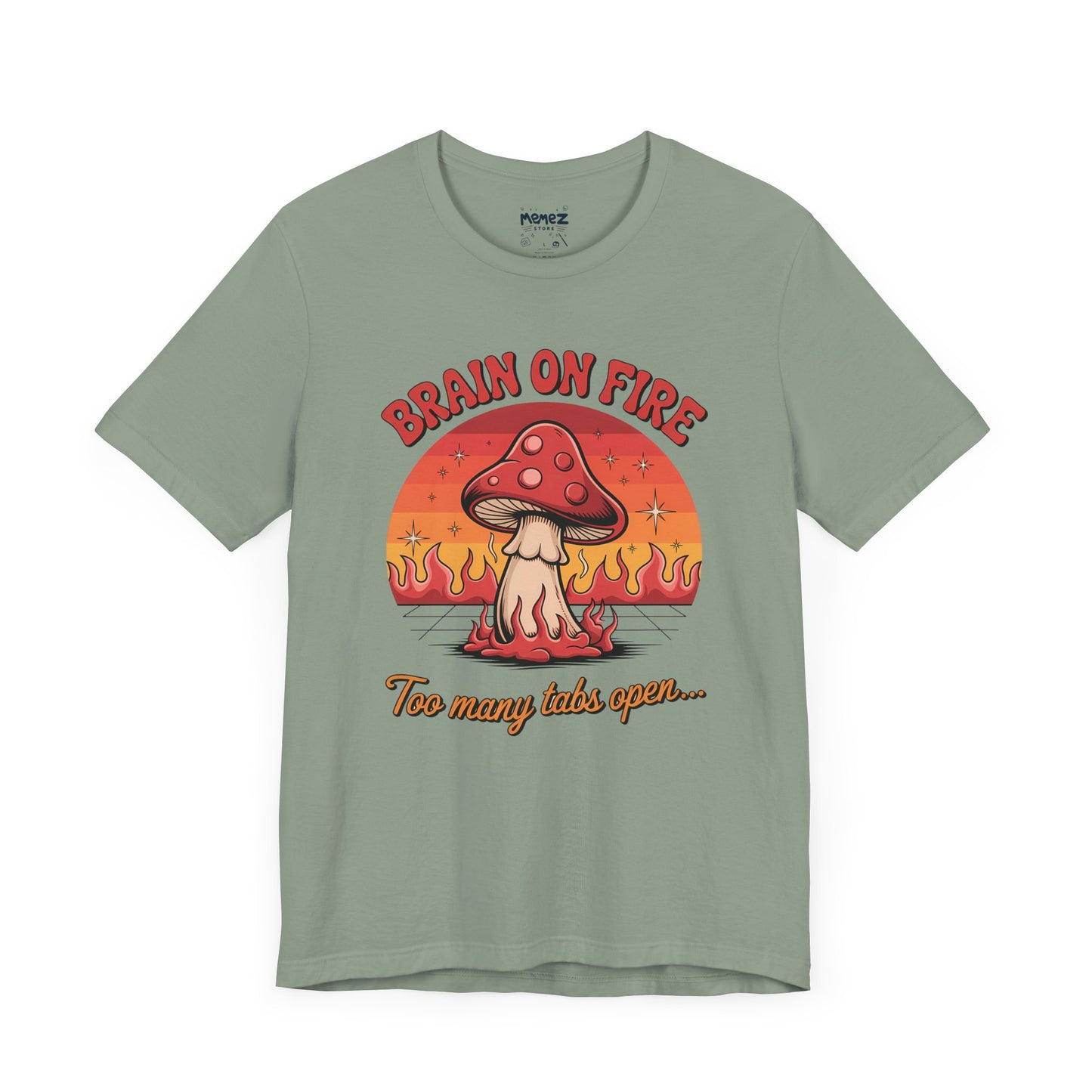 Funny Mushroom Tee Unisex Jersey Short Sleeve