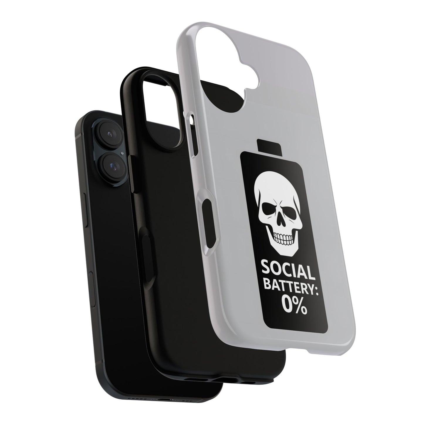 Social Battery Zeero I Phone case by Memez Store