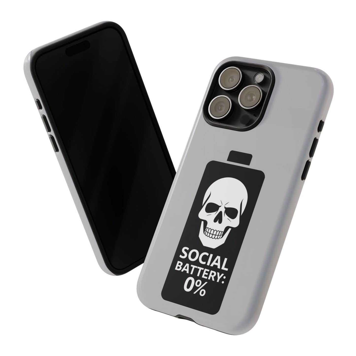 Social Battery Zeero I Phone case by Memez Store