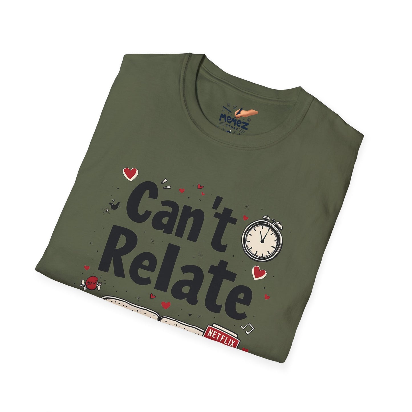 Can't Relate with OTT Unisex T-Shirt - Funny Meme Tee for Meme Lovers