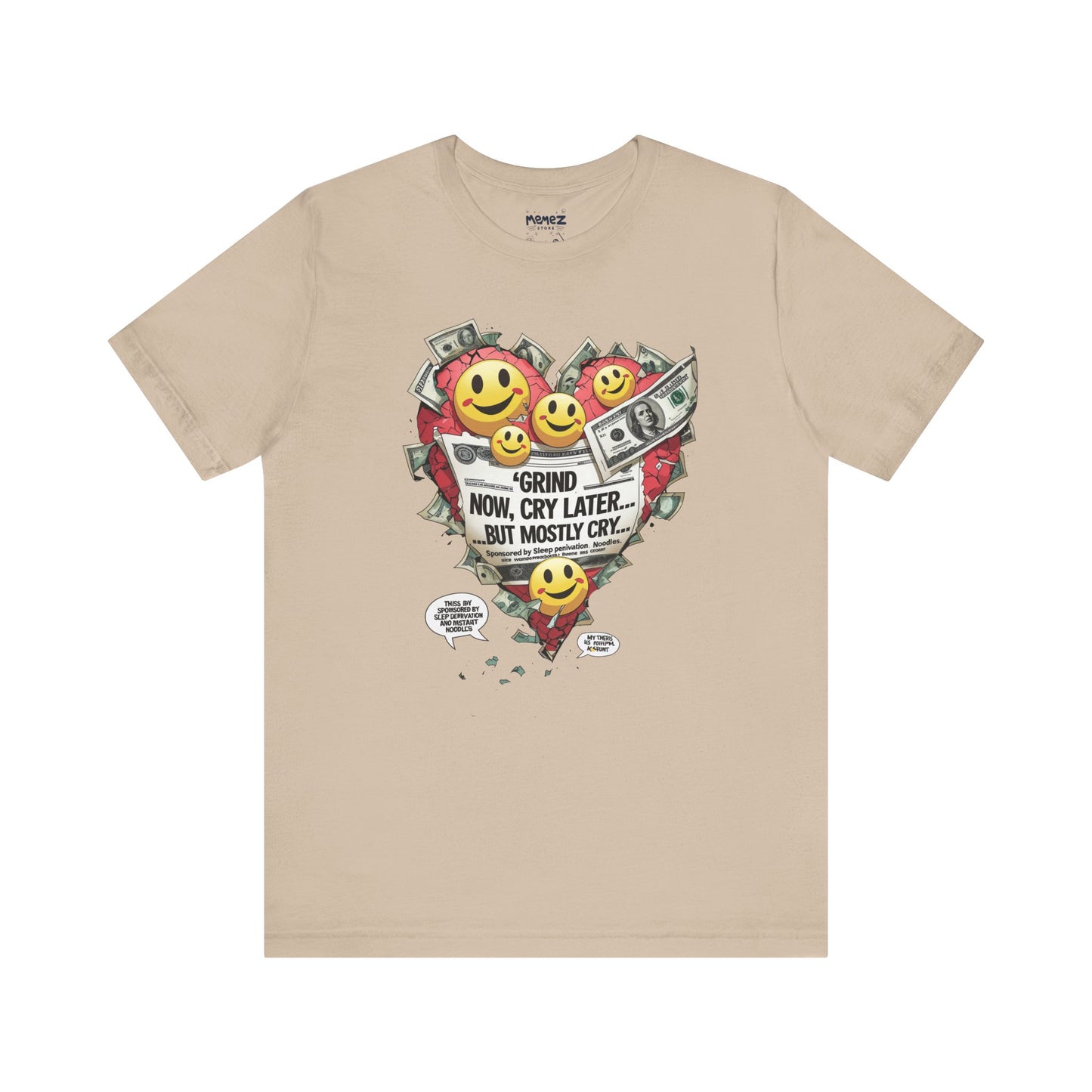 Money Vs Health Funny and Meme T-shirt - Unisex Tee - Memez Store