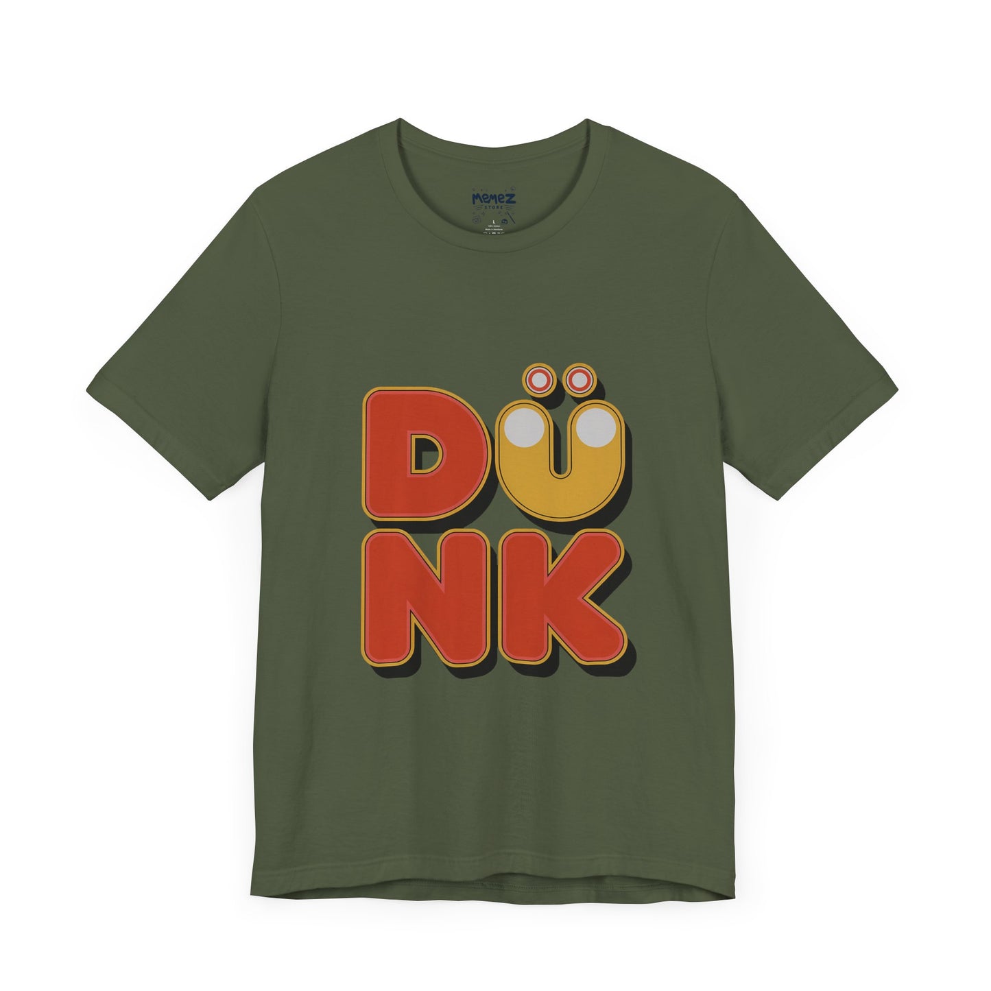 Typographical Unisex Tee - Dunk Design by Memez Store
