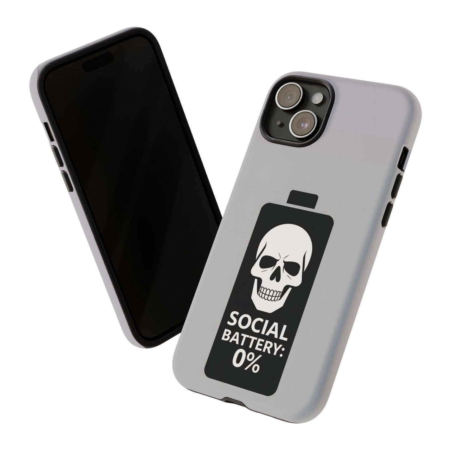 Social Battery Zeero I Phone case by Memez Store