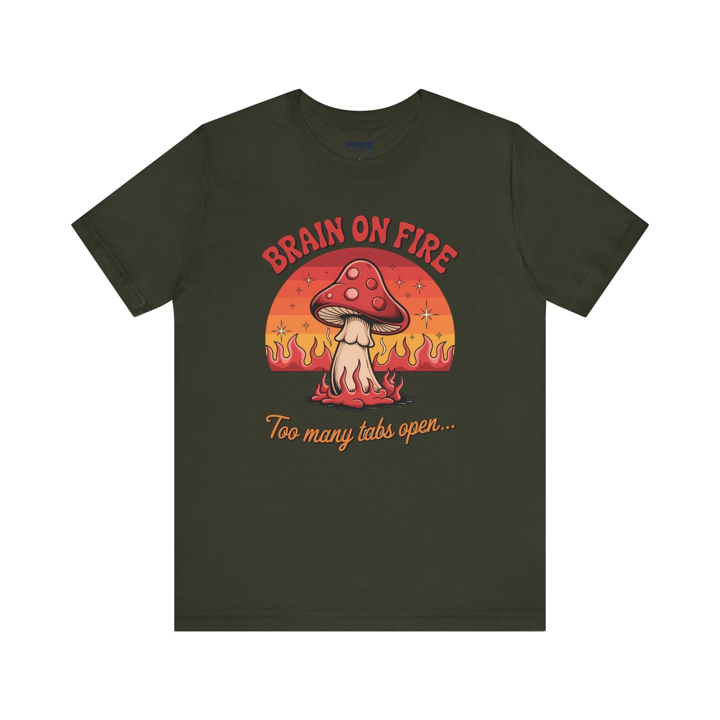 Funny Mushroom Tee Unisex Jersey Short Sleeve