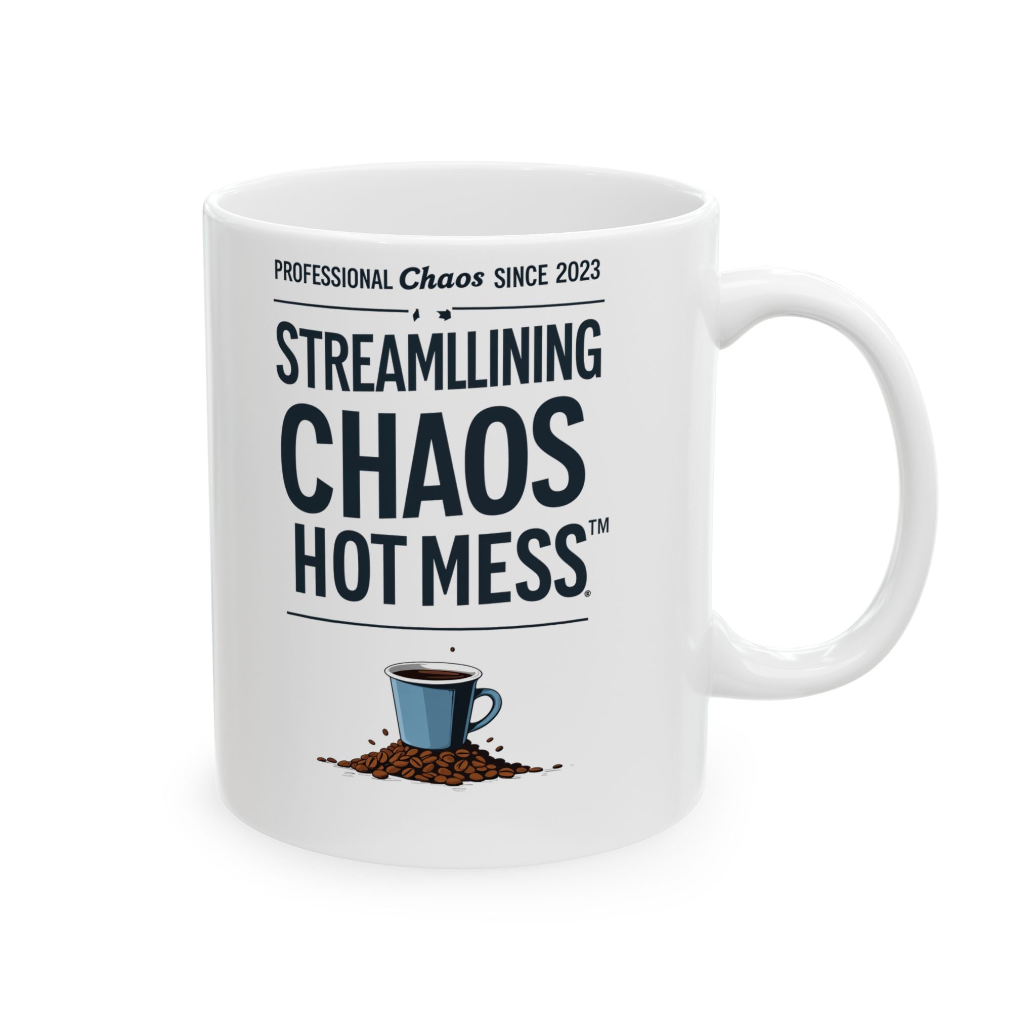 Streaming Chaos a Funny and Meme Coffee Mug by Memez Store