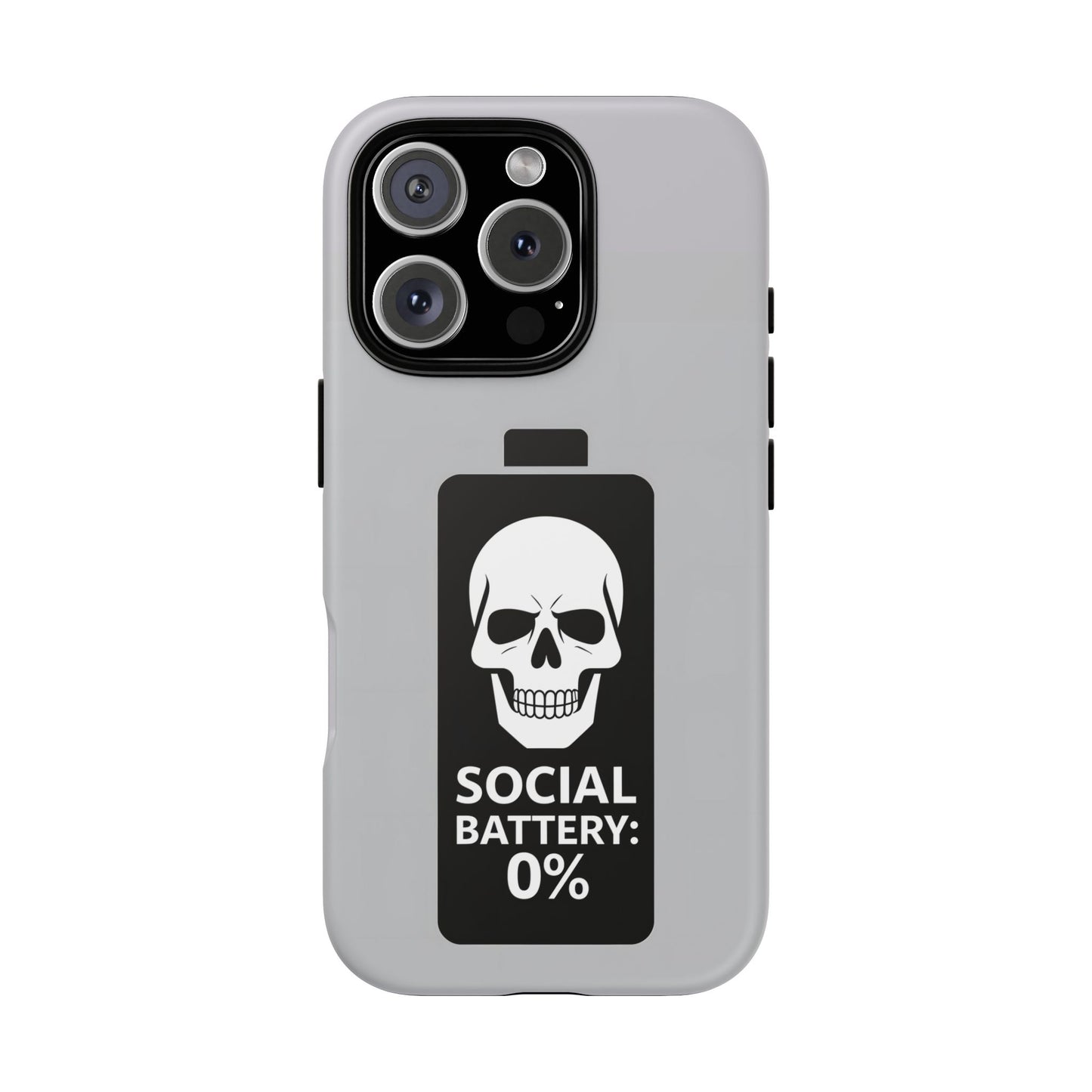 Social Battery Zeero I Phone case by Memez Store