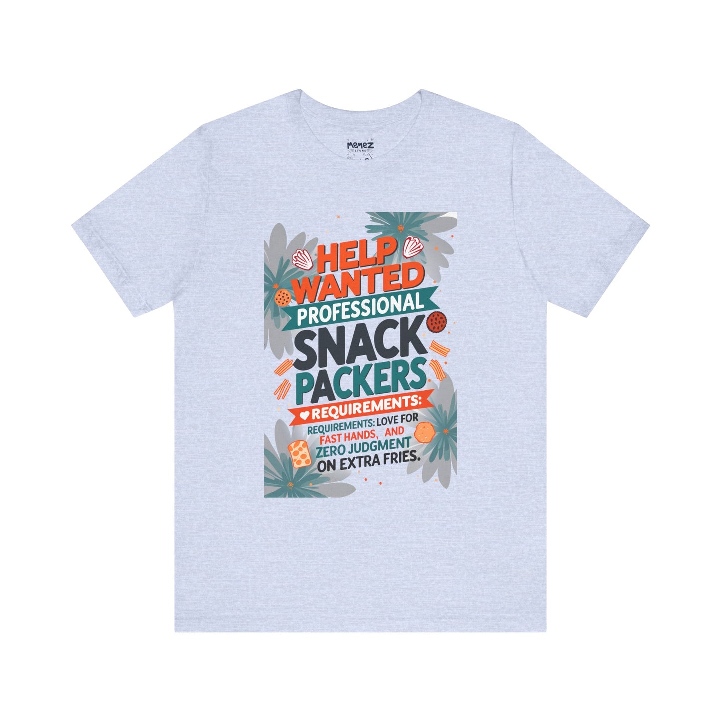 Funny Professional Snacks Packer T-Shirt