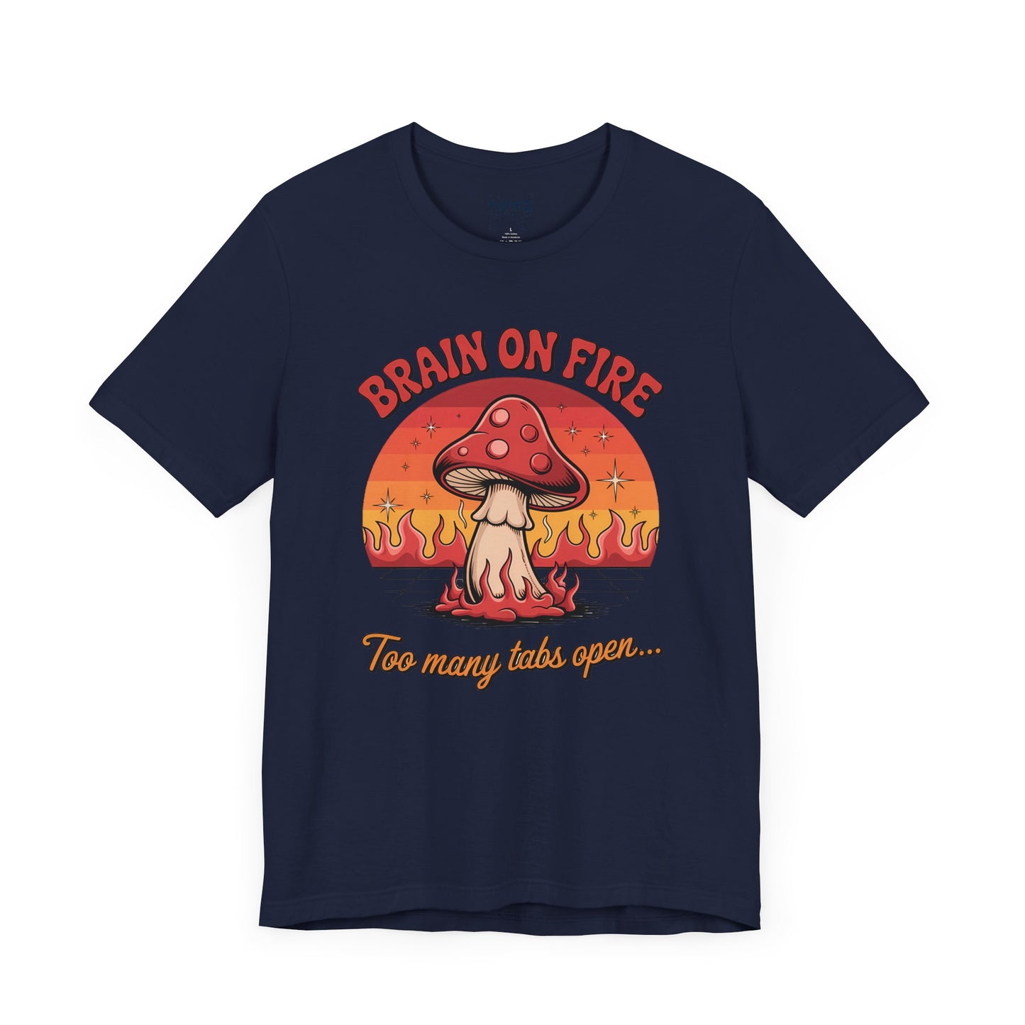 Funny Mushroom Tee Unisex Jersey Short Sleeve