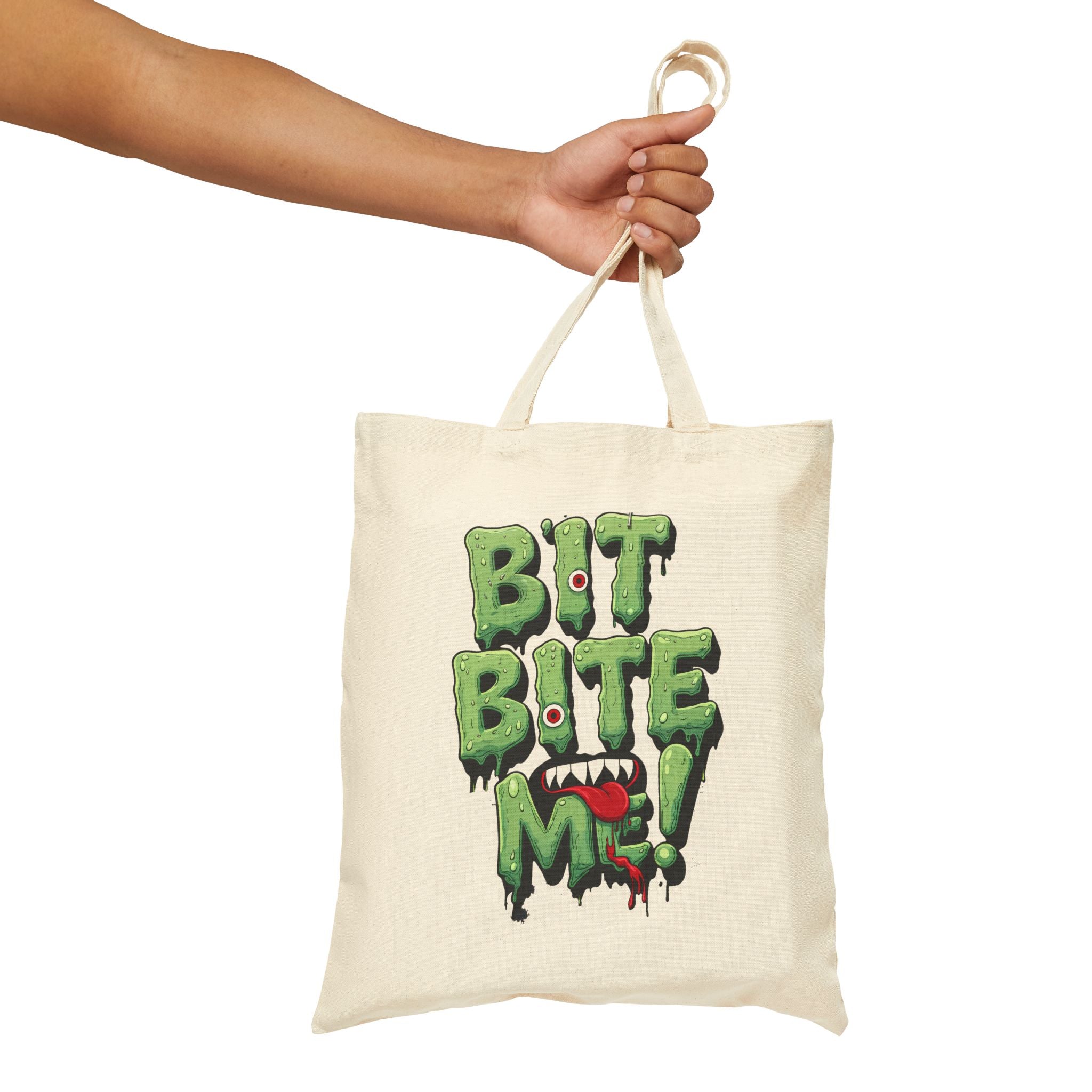 Bite Me Tote Bag By Memez Store