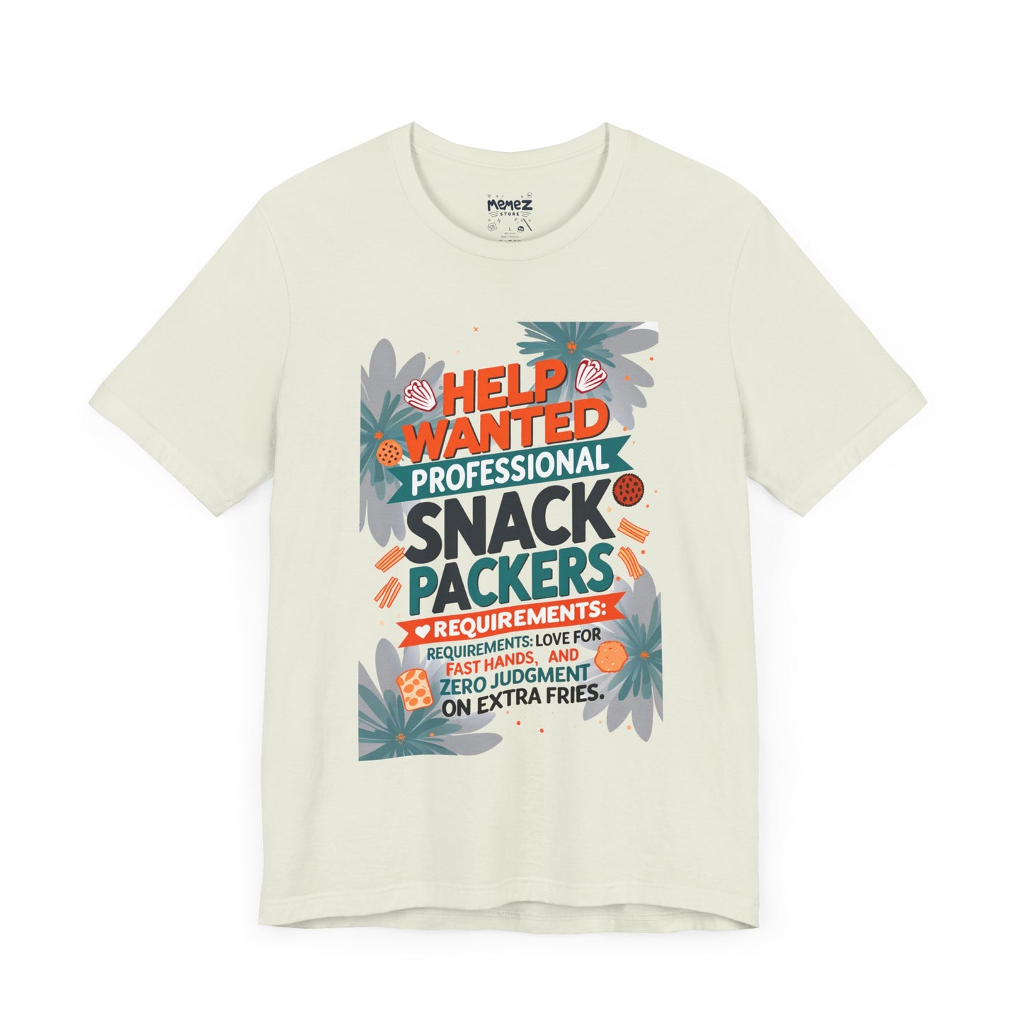 Funny Professional Snacks Packer T-Shirt