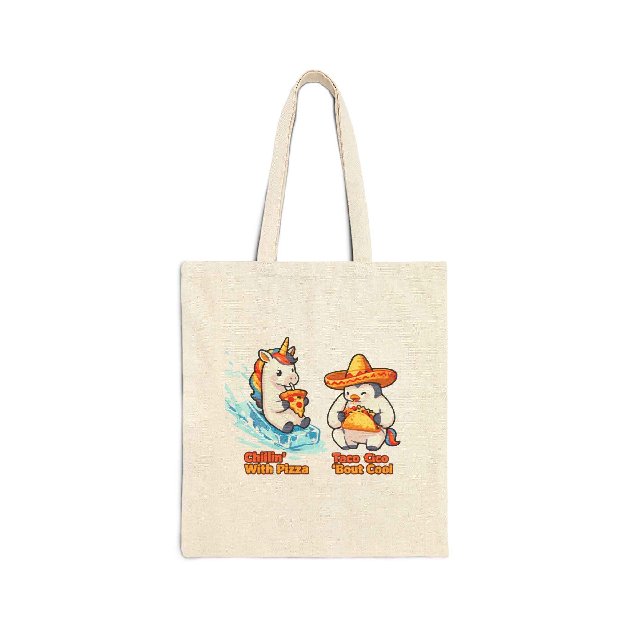 Chillin with Pizza Tote Bag