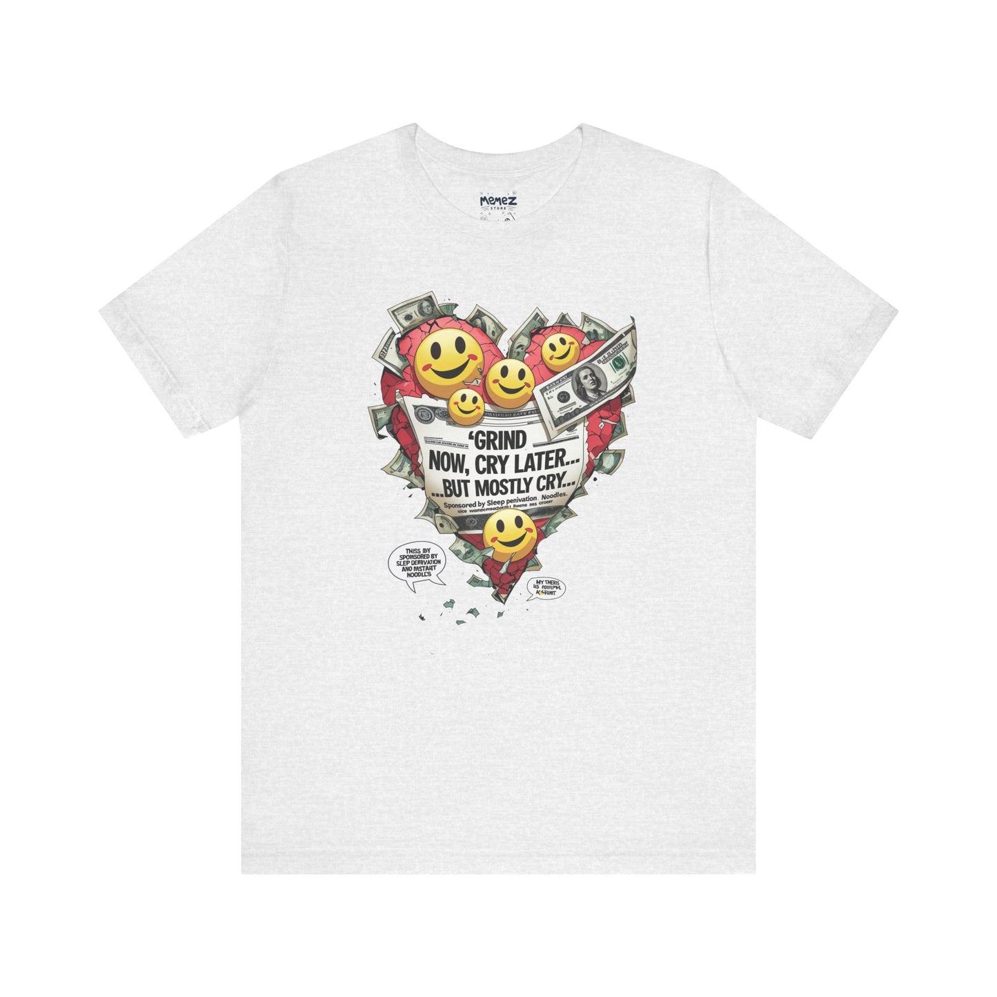 Money Vs Health Funny and Meme T-shirt - Unisex Tee - Memez Store