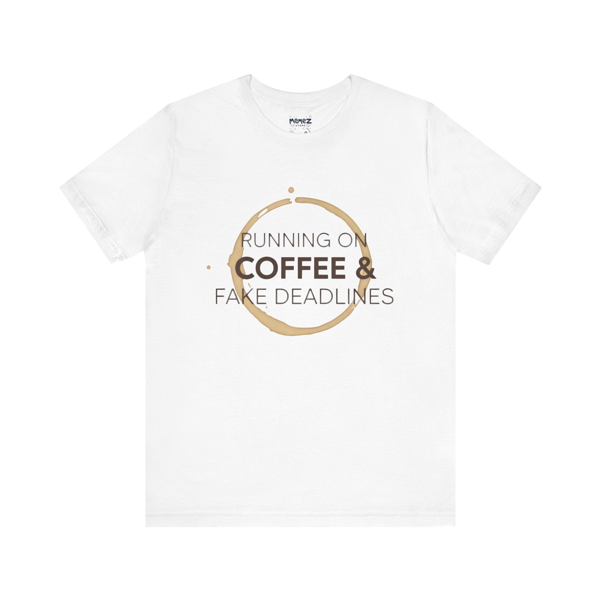 Runing on Coffee Funny Tee