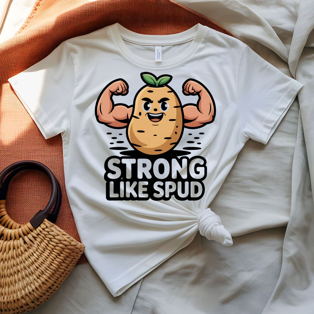 Strong Like Spud T-Shirt — Funny Potato Strength Tee