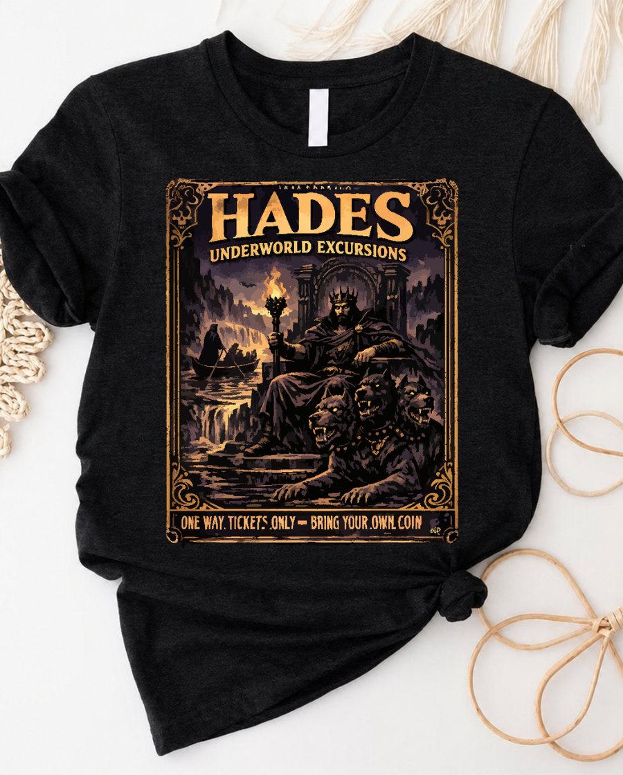 Hades Underworld Excursions Graphic Tee