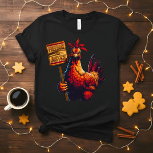Freedom and Justice Meme Ironic Political Humor T-Shirt