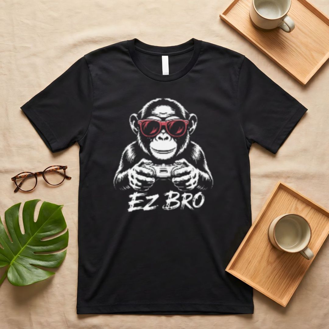 Ez Bro Gamers Sarcastic Victory Meme T-Shirt