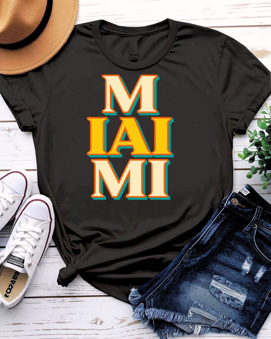 Retro Miami Beach Graphic T-Shirt