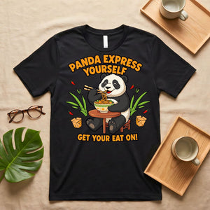 Hop Into Ramen Cute Bunny Graphic T-Shirt