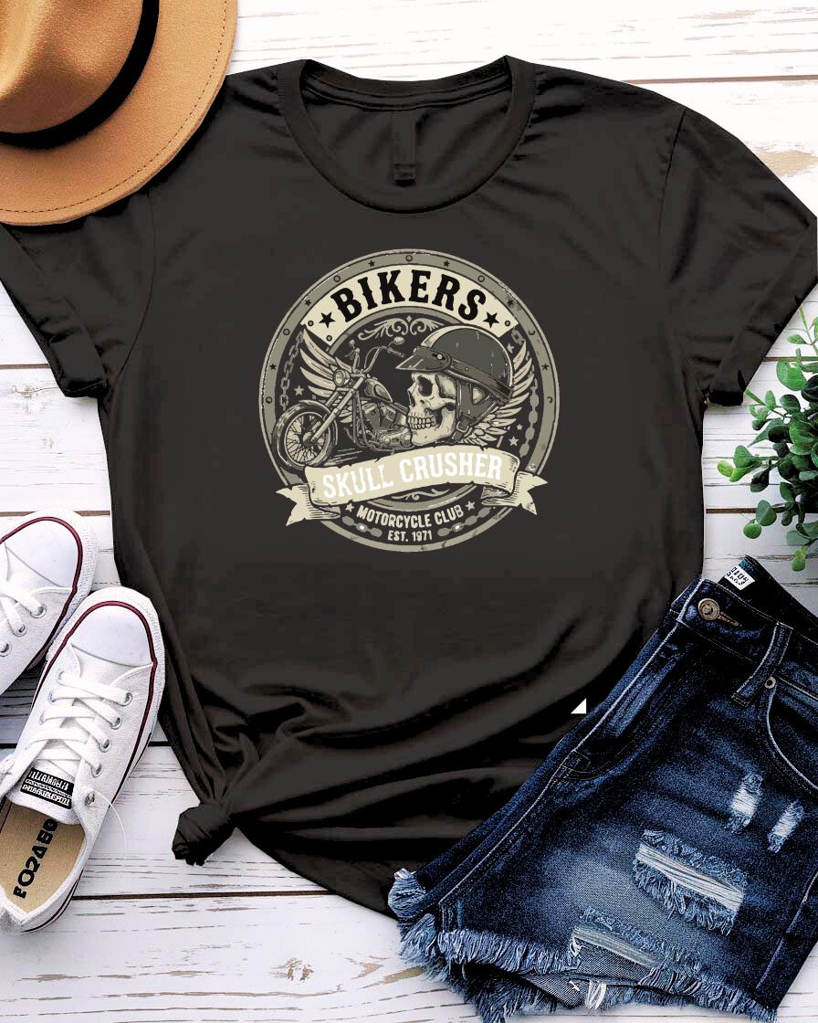 Bikers Skull Crusher Tee