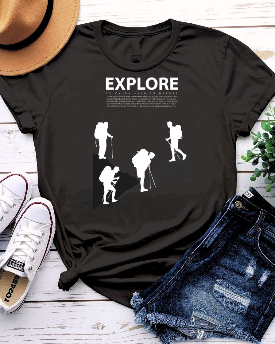 Explore Streetwear Tee — Urban Explorer Graphic T-Shirt