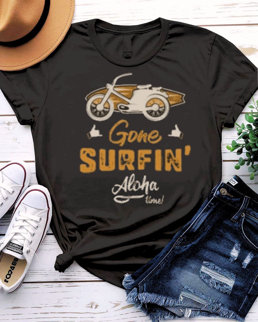 Gone Surfin Streetwear Tee — Surf-Inspired Graphic T-Shirt