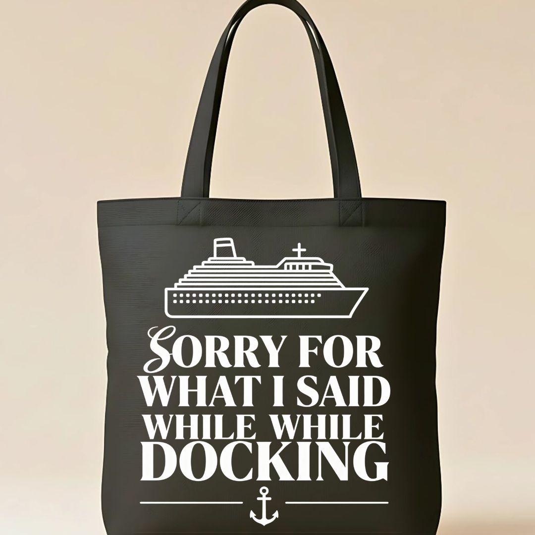 Classic Sailing Ship Illustration Tote Bag for Nautical Lovers
