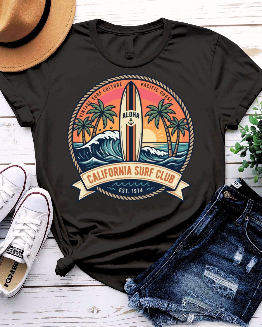 California Surf Club Design Tee