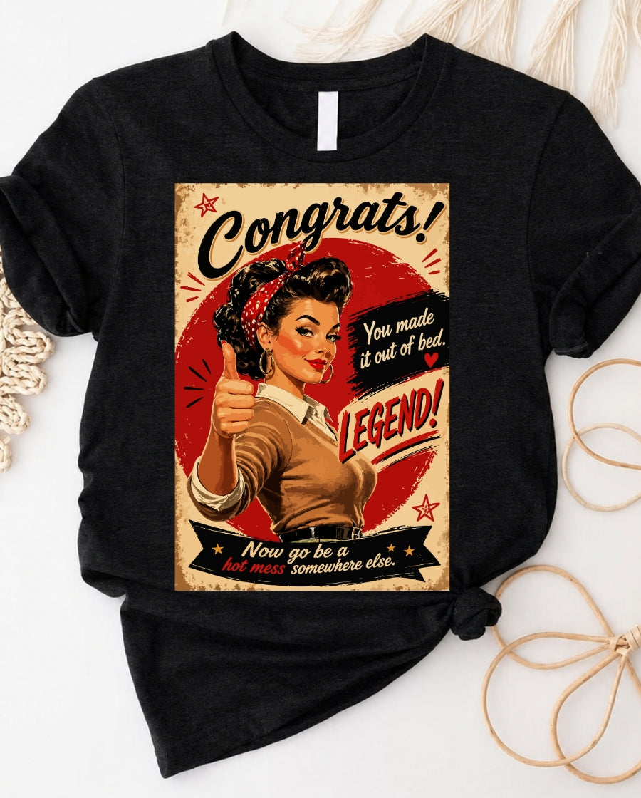 Congrats T-Shirt — Celebration Tee for Graduations & Achievements