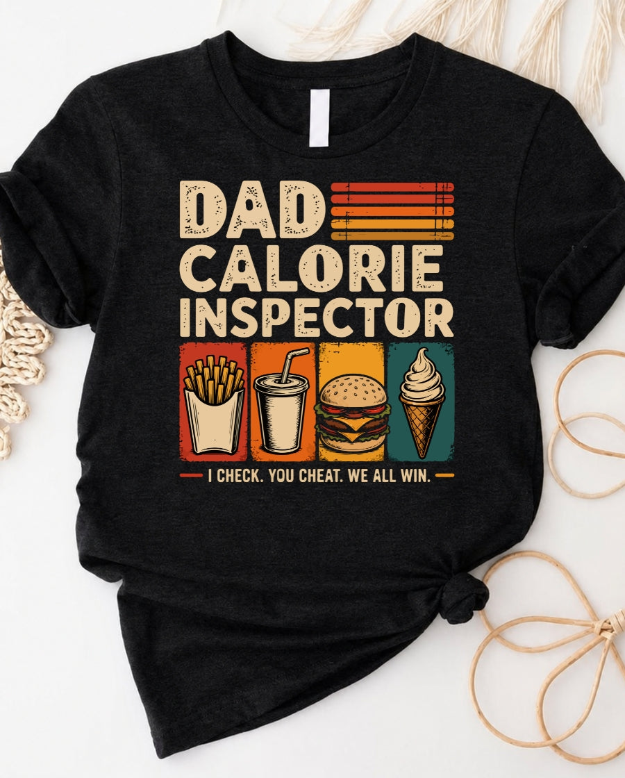 Dad Calories Funny Tee — Dad Calories Graphic T-Shirt