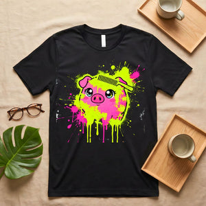 Colored Ceramic Piggy Bank Meme T-Shirt