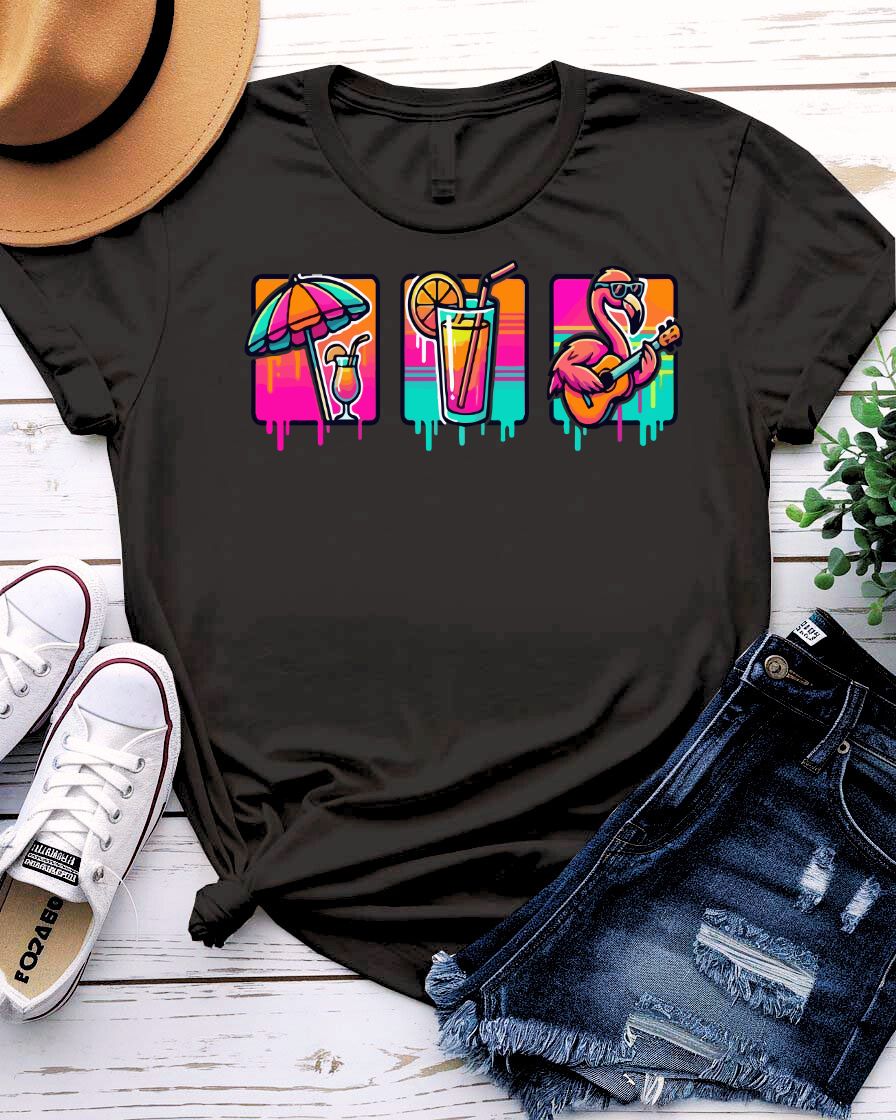 Retro Summer Vector Tee